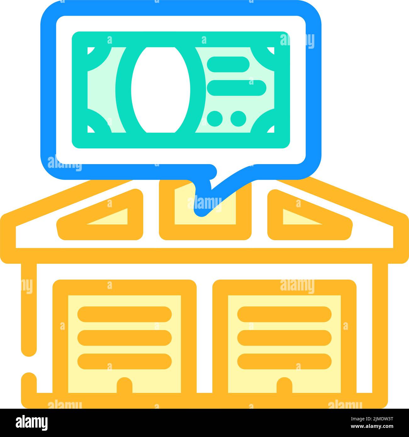 warehouse goods color icon vector illustration Stock Vector Image & Art