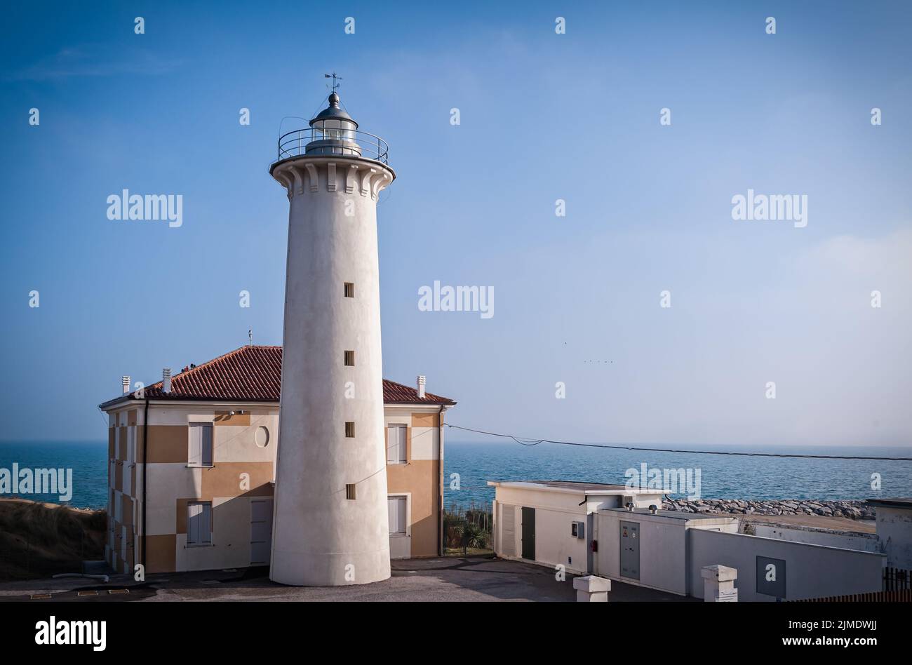 The lighthouse of Bibione, Italy Stock Photo - Alamy
