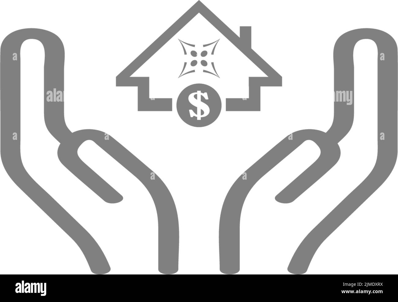 financial center logo design vector illustration icon Stock Vector ...