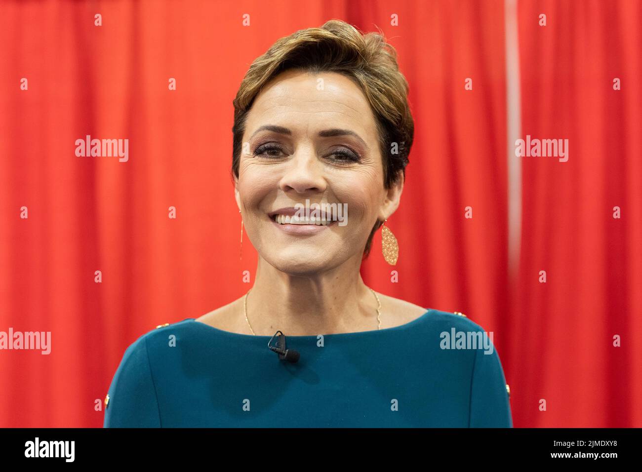 Republican nomination for governor of Arizona Kari Lake attends CPAC