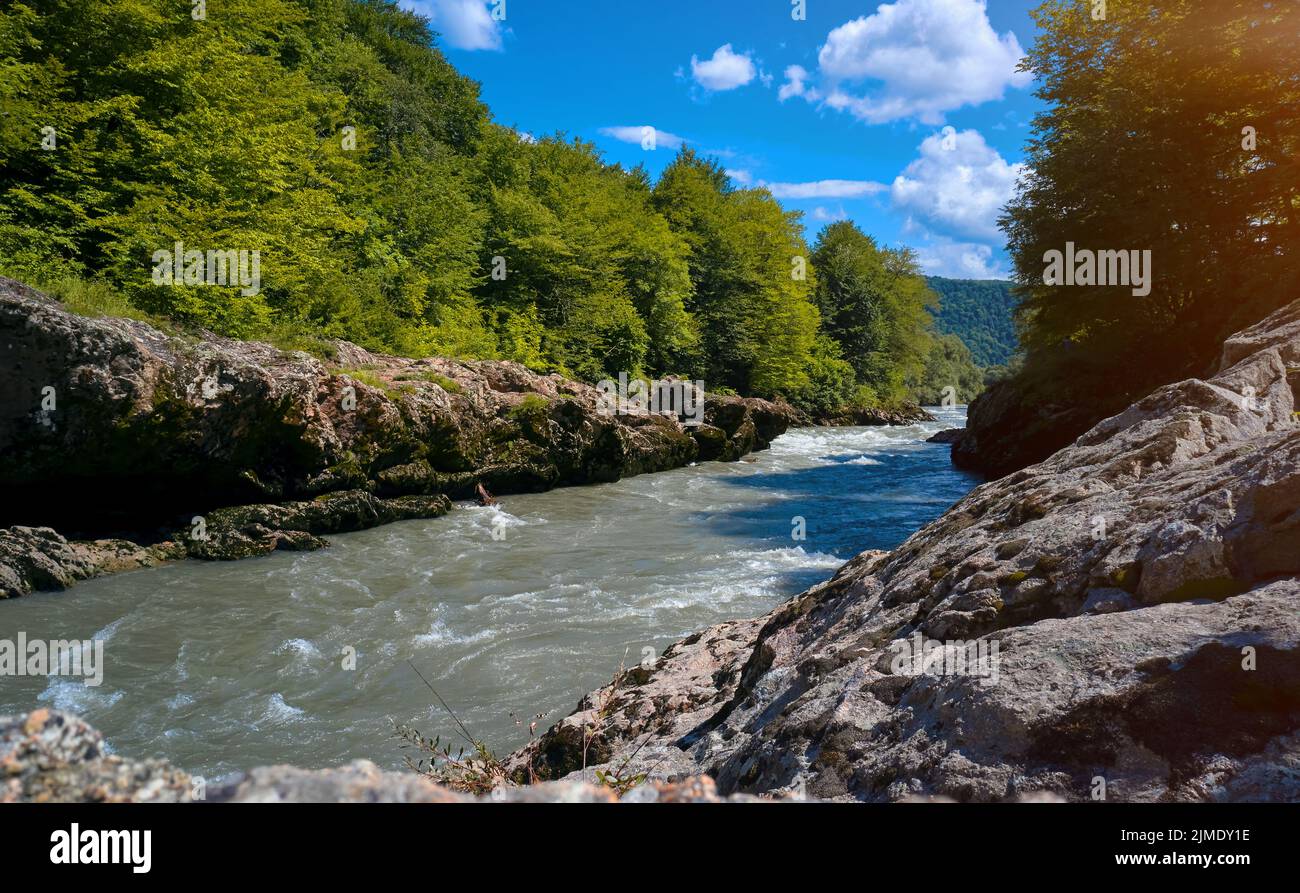 Nature Background Rafting Rafting on koprulu canyon turkey hi-res stock photography and images ...