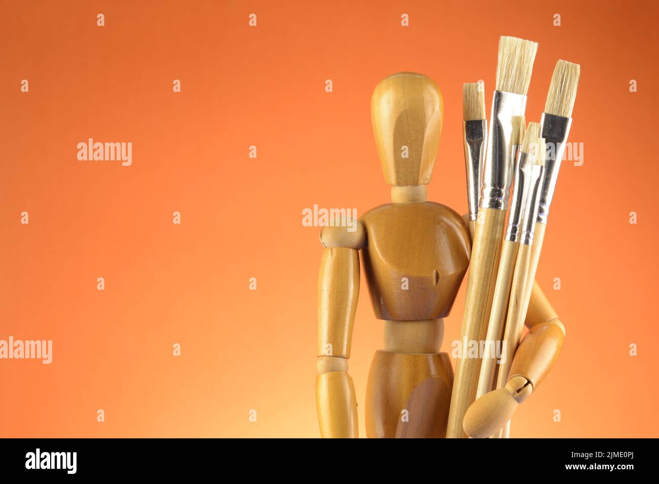 Artists Mannequin Painter Stock Photo Alamy