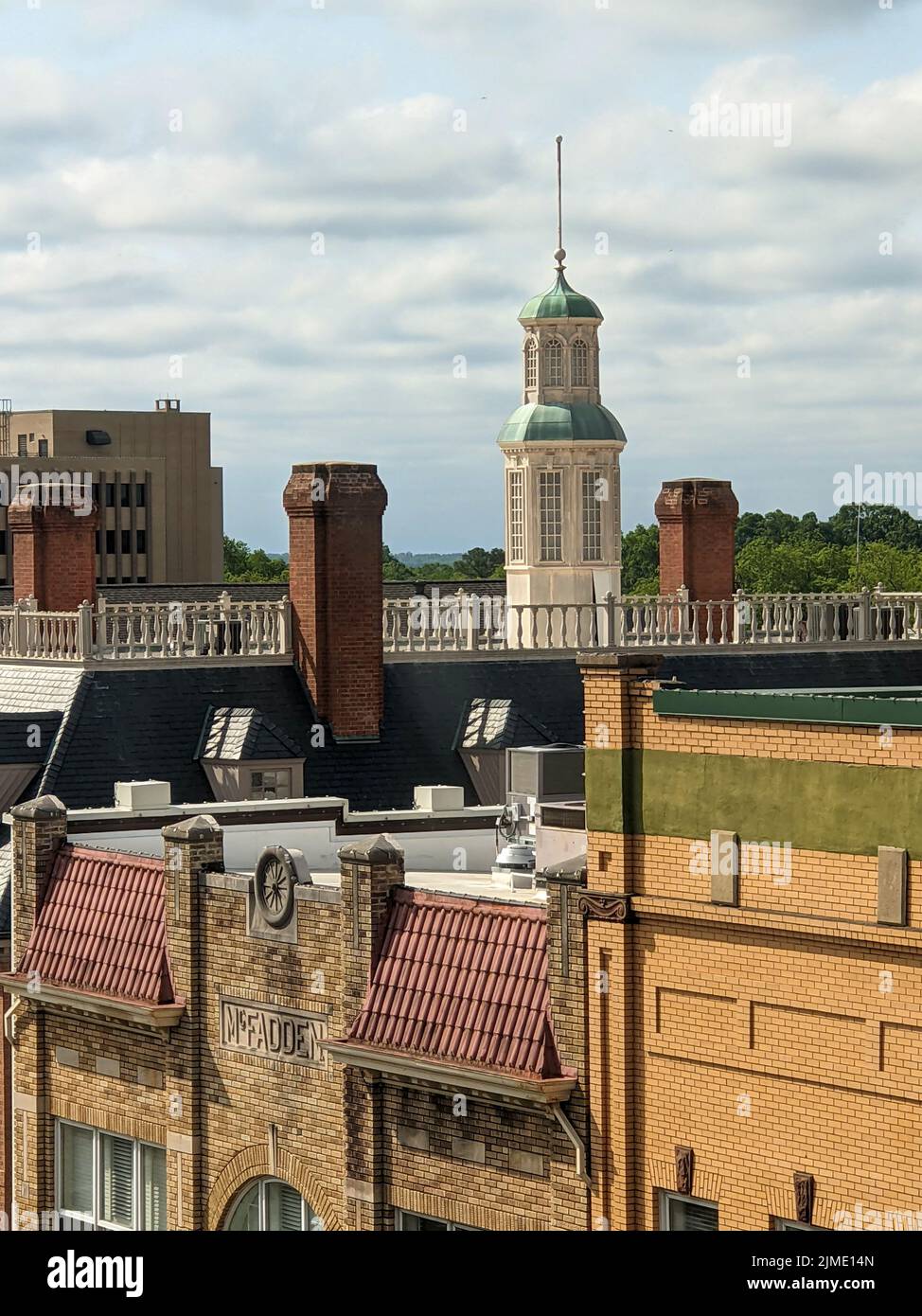 Rock hill south carolina downtown in the morning Stock Photo Alamy