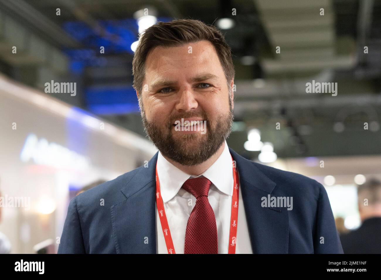 Dallas, TX - August 5, 2022: JD Vance attends CPAC Texas 2022 conference at Hilton Anatole Stock Photo