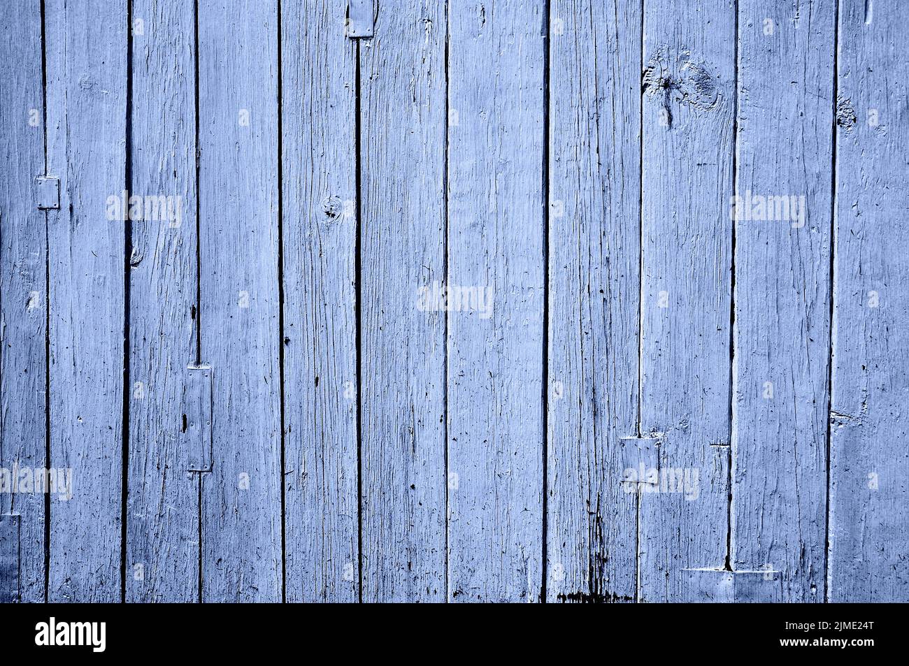 Obsolete painted wood Stock Photo