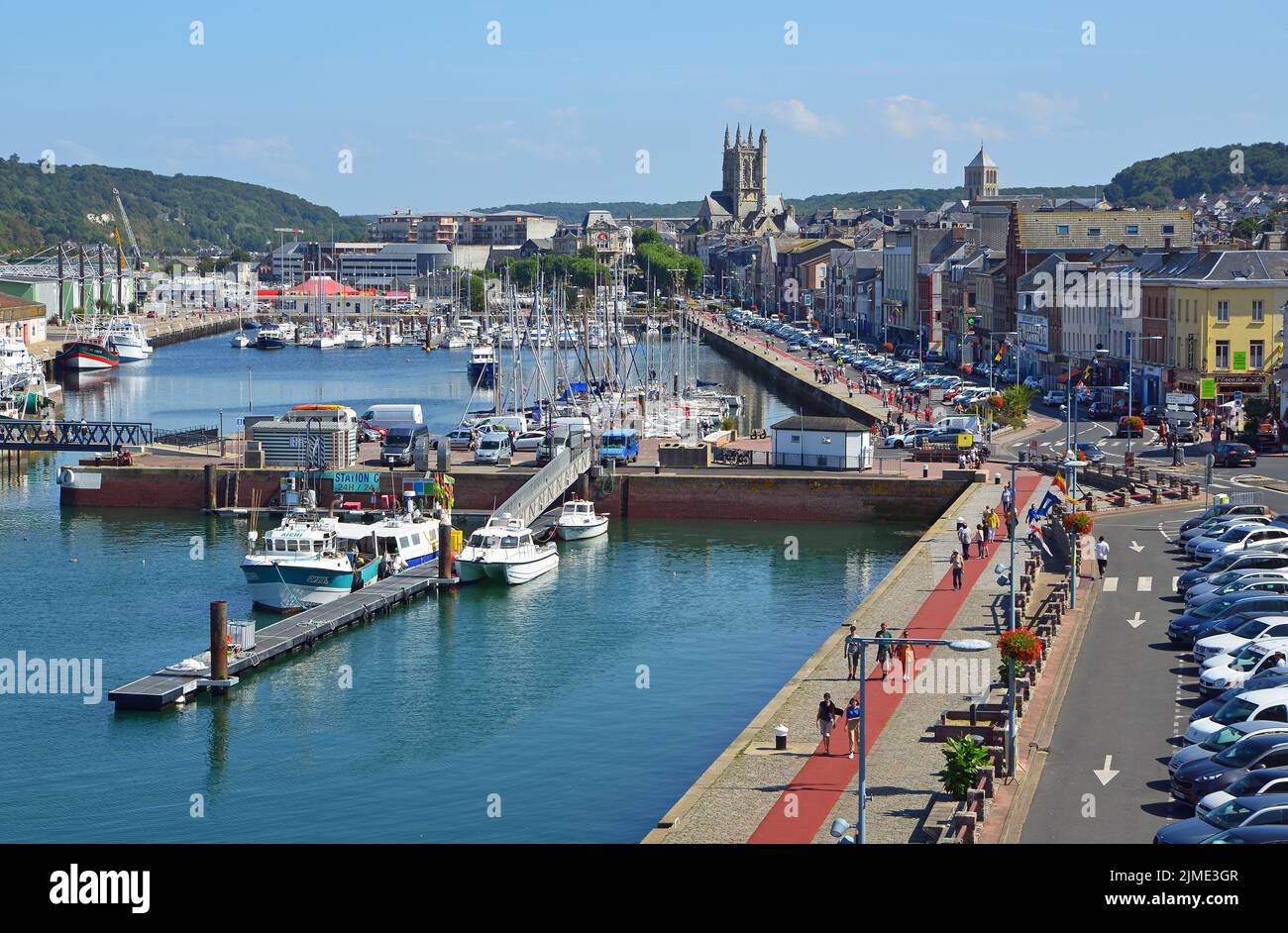 Views from Fecamp, Normandy Stock Photo