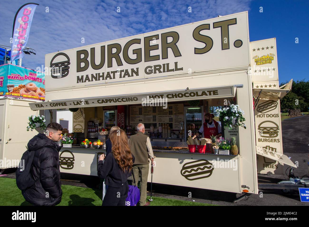 EXETER, DEVON, UK JULY 1, 2022 Devon County Show Burger St