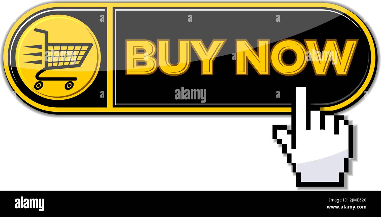 Buy now button icon Stock Vector Images Alamy