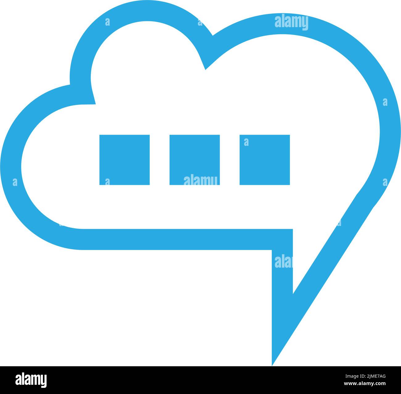 Cloud logo icon design illustration template vector Stock Vector