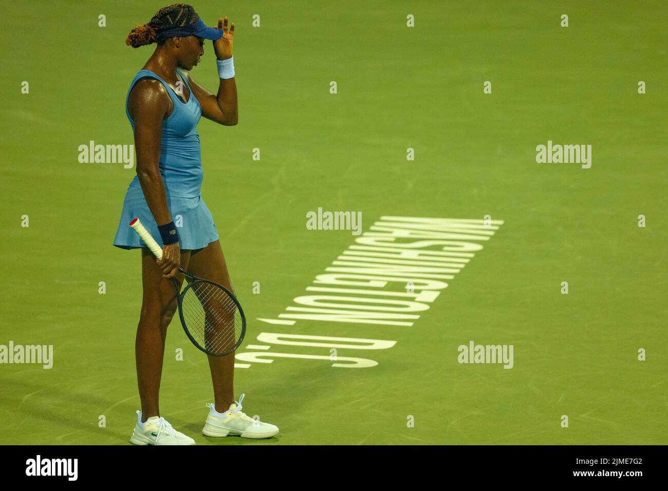 The Venus Williams during the Citi Open tennis tournament in Washington