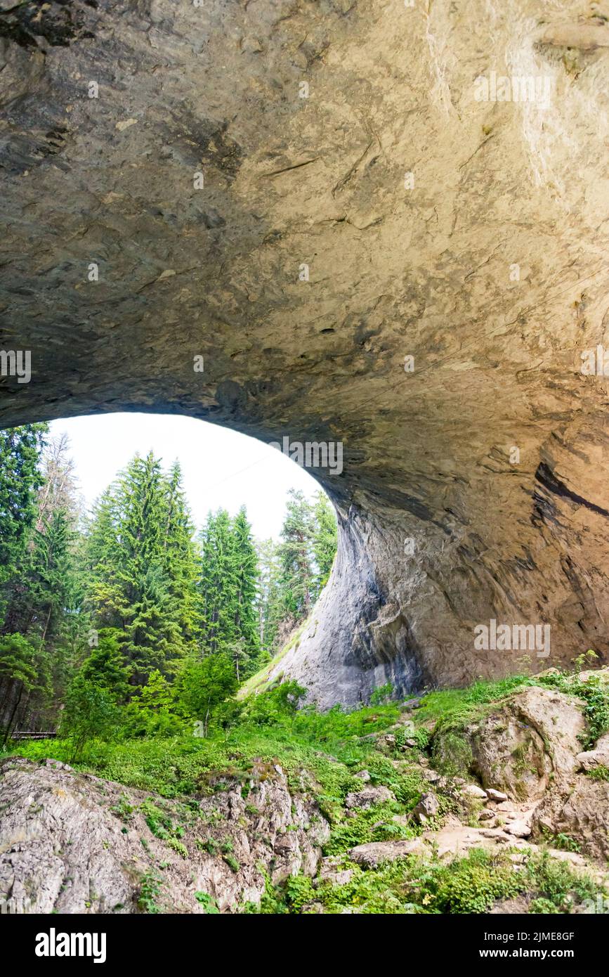 Wonder Bridges natural phenomena in Rhodopi Mountain, Bulgaria. Stock Photo