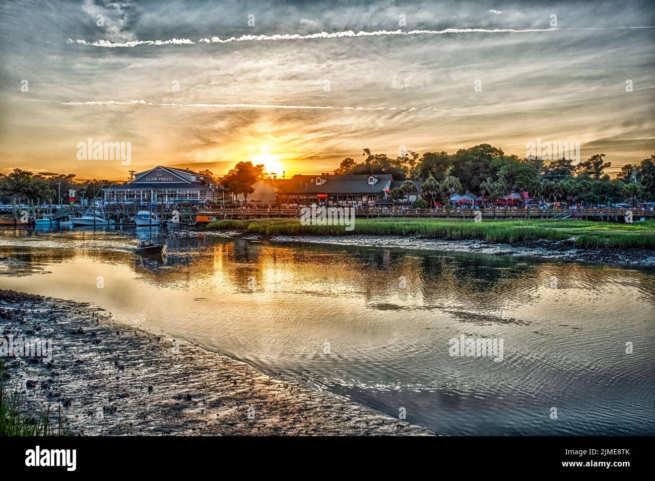Views and scenes at murrells inlet south of myrtle beach south carolina Stock Photo