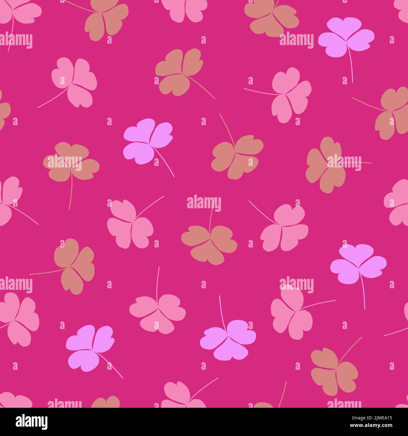 Seamless clover background Stock Vector Images - Alamy