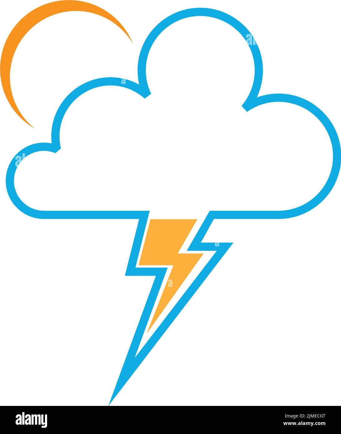 Cloud logo icon design illustration template vector Stock Vector