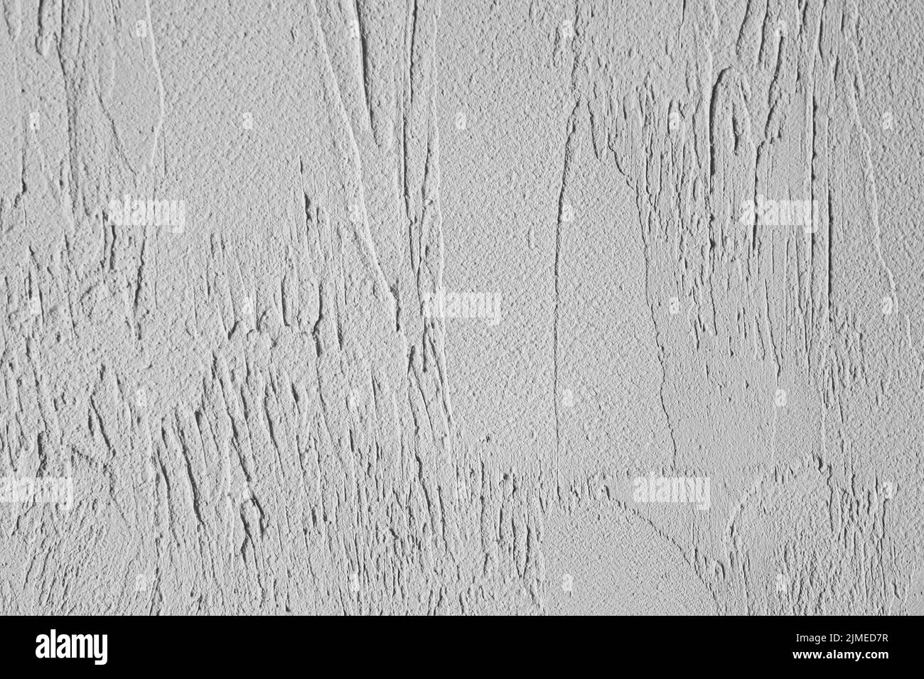 Empty gray surface. Abstract background. Wall with plaster. Stock Photo