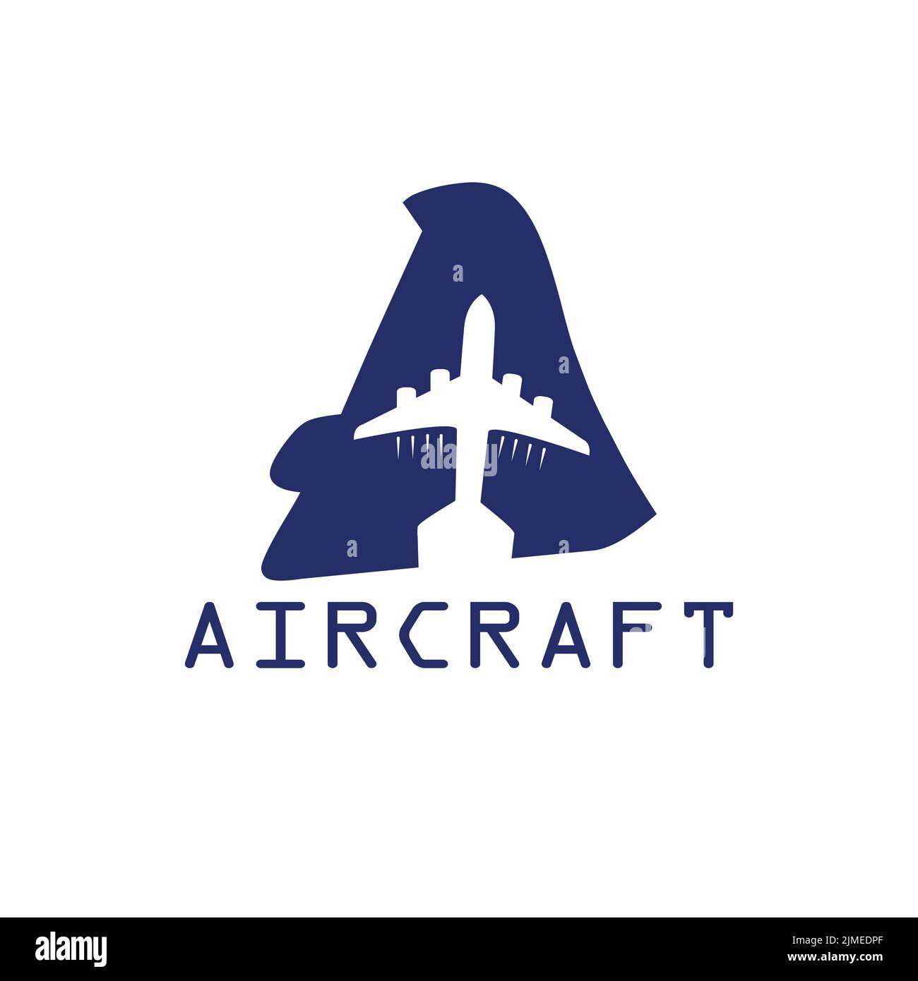 airplane on the letter A. design inspiration for airlines. vector files. ep 10 design inspiration for airlines. vector files. ep 10 Stock Vector