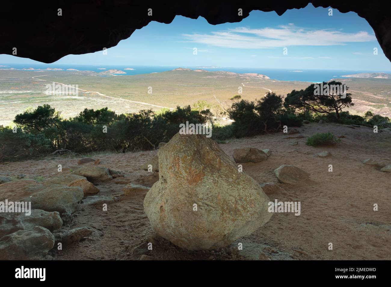 Beautiful panorama view of top of Frenchman's peak, Esperance, Western Australia Stock Photo Alamy