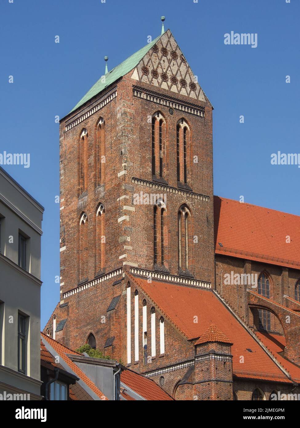 Wismar - St. Nicholas Church, Germany Stock Photo