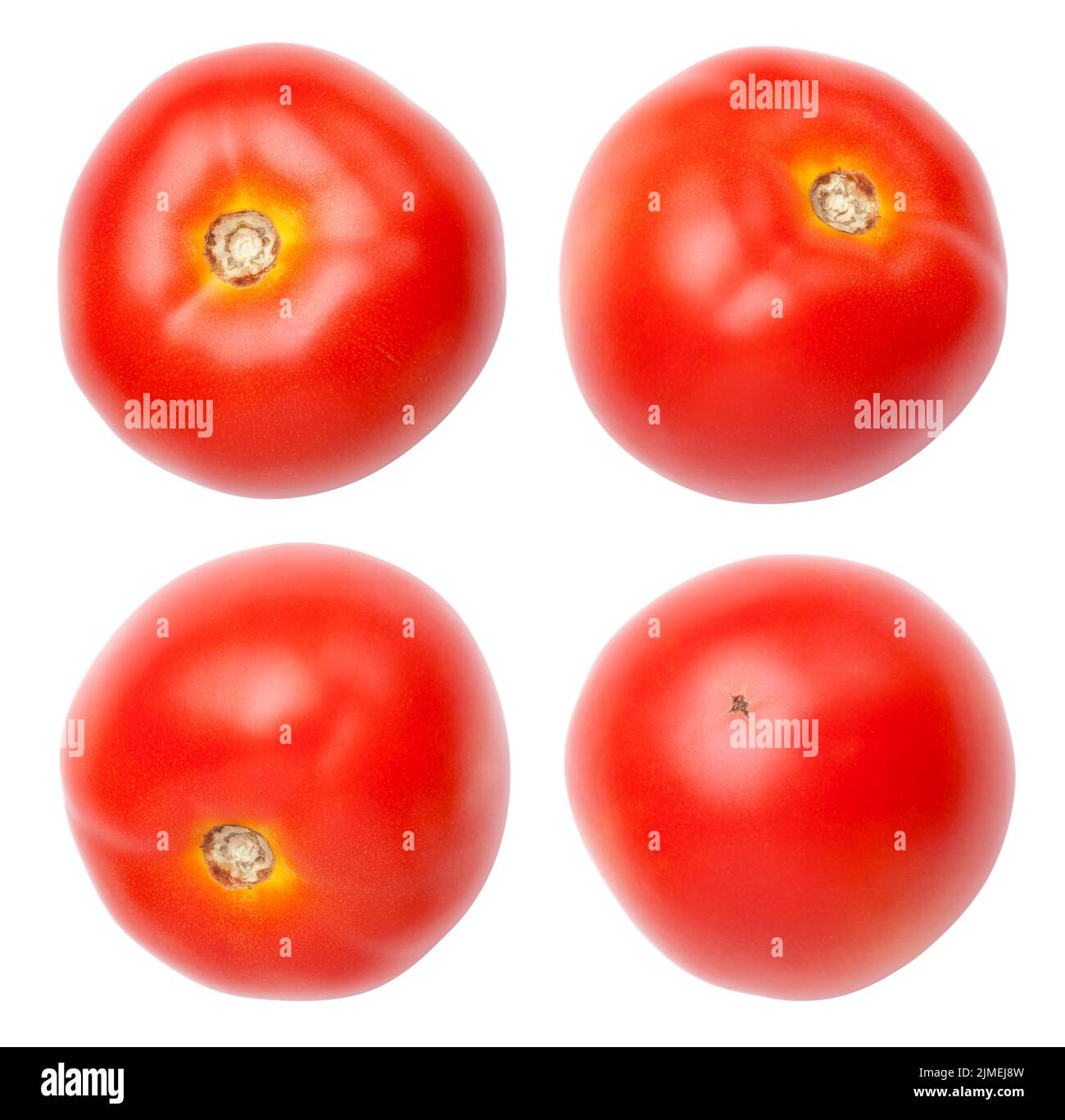 Set Of Tomato Isolated On White Background Stock Photo