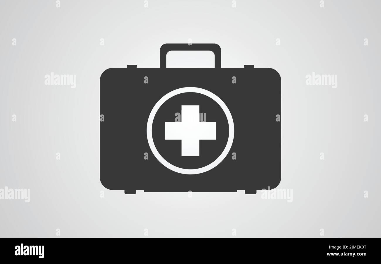 First aid kit black Black and White Stock Photos & Images - Alamy