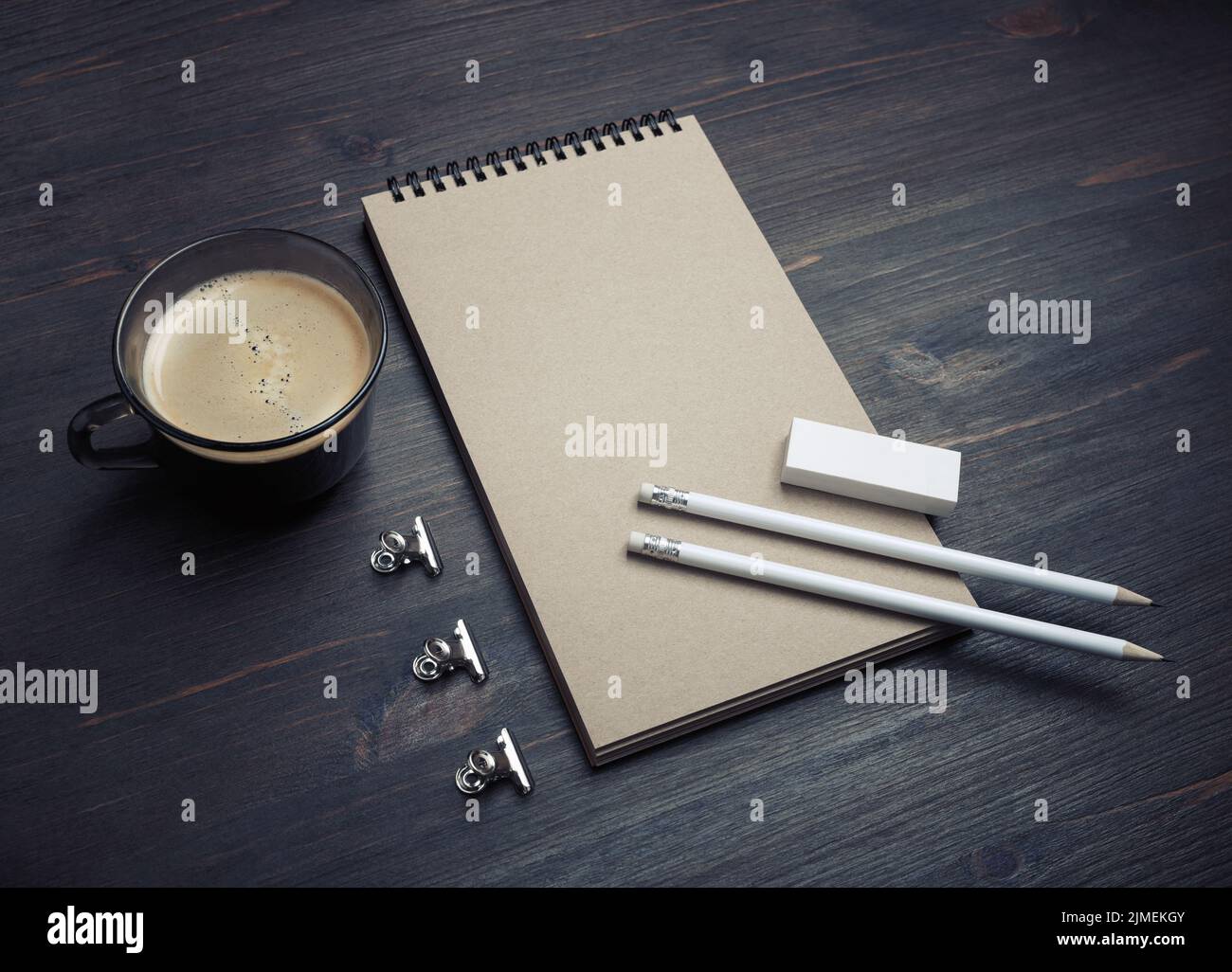 Blank stationery template Stock Photo - Alamy