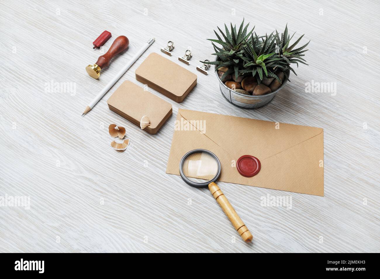 Vintage stationery set Stock Photo Alamy