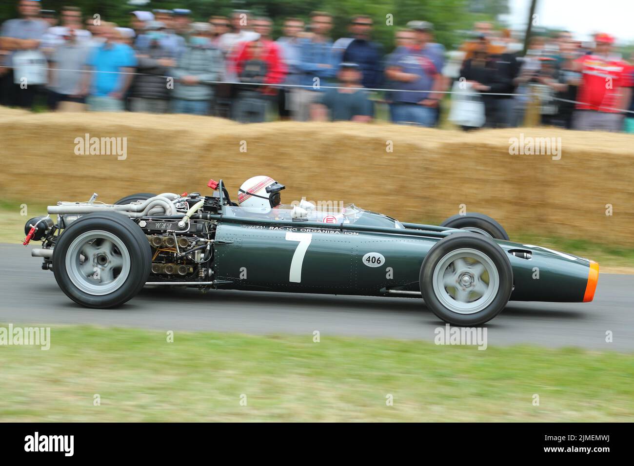 Jackie Stewart's BRM P261 Grand Prix car at the Festival of Speed at Goodwood 2022, Sussex, UK Stock Photo