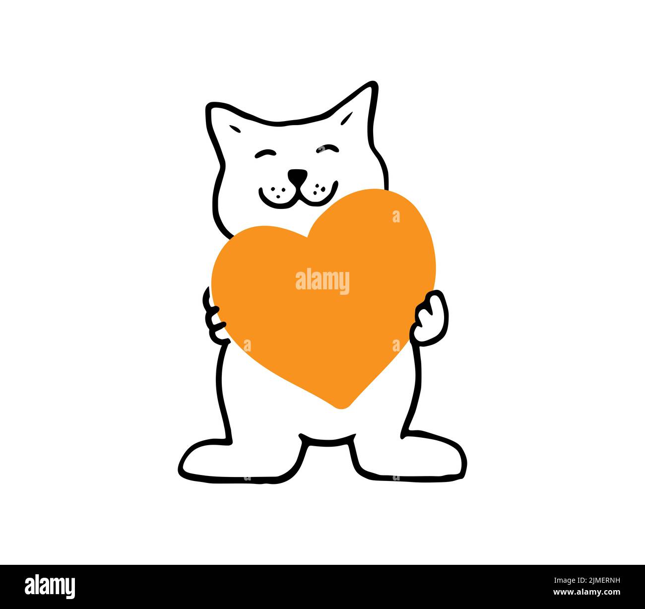 Funny lucky cat icon Cut Out Stock Images Pictures Alamy