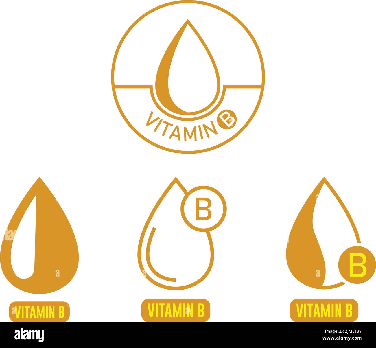 vitamin b supplements drop icon vector illustration Stock Vector Image ...