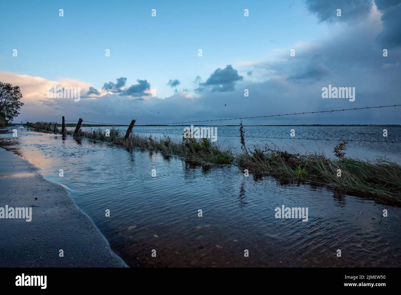 Storm surge Stock Photo