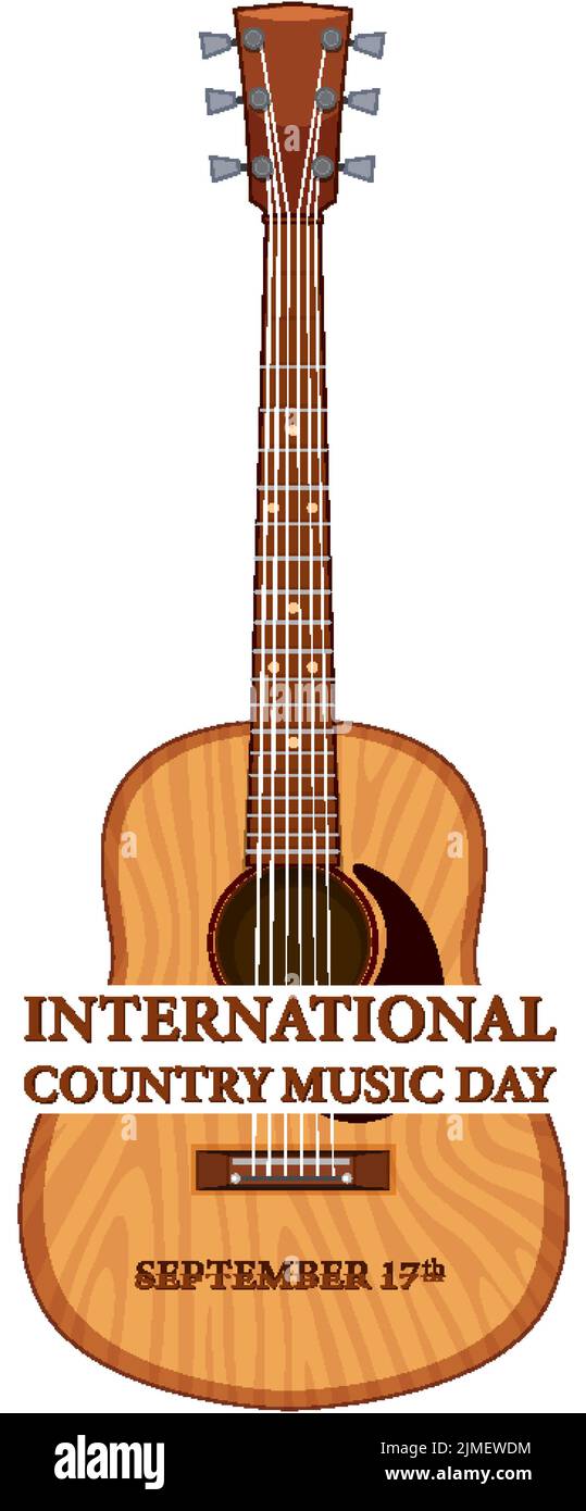 International Country Music Day illustration Stock Vector Image & Art ...