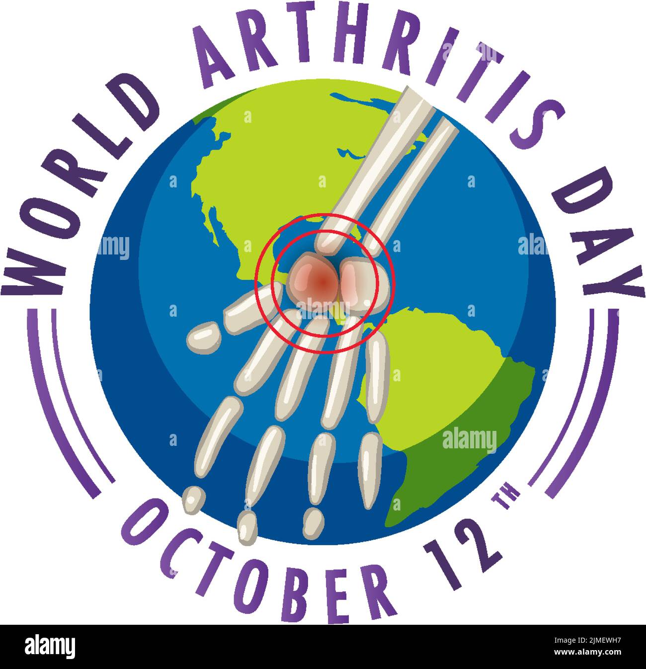 World Arthritis Day Poster Design illustration Stock Vector Image & Art
