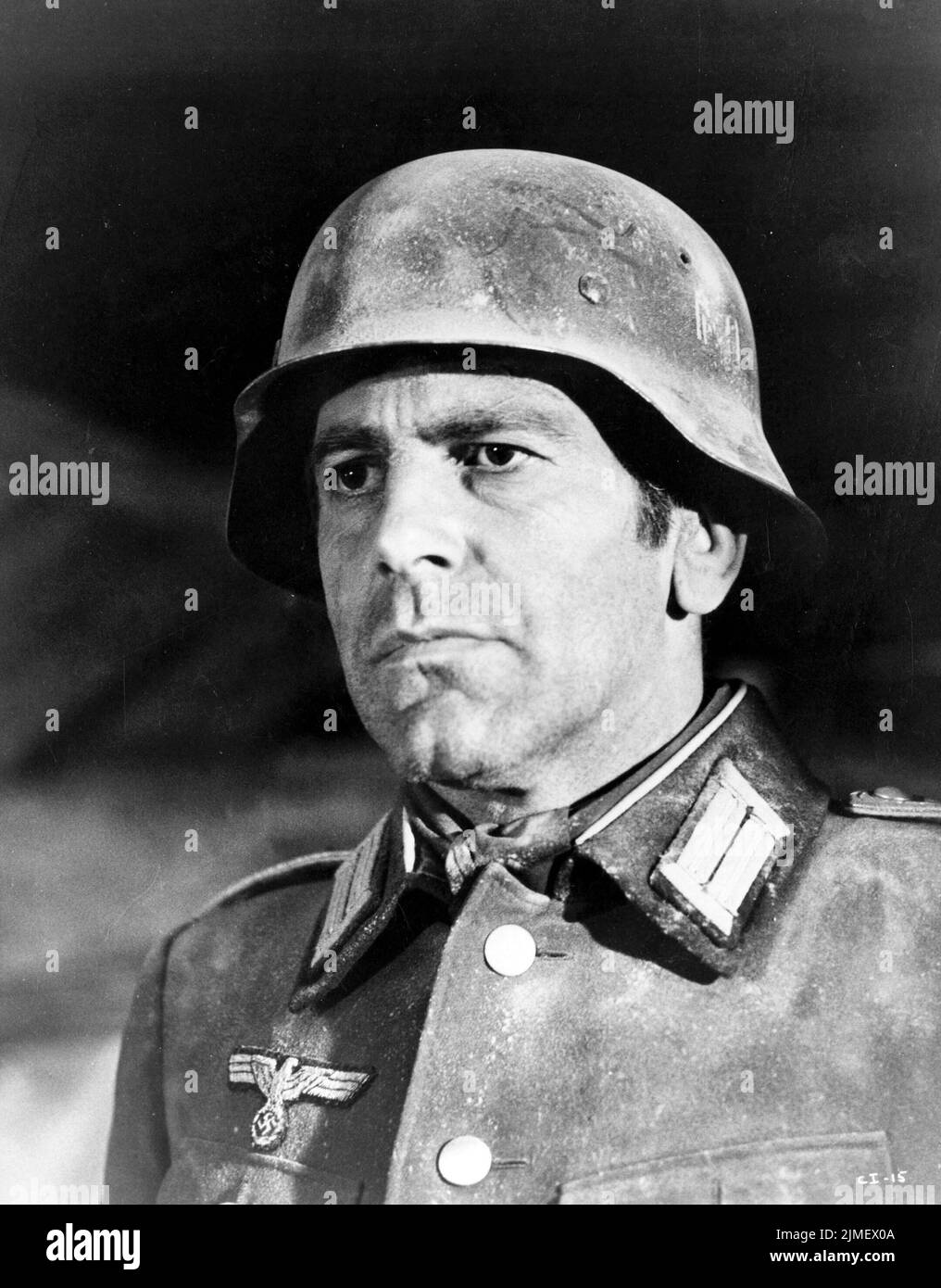 MAXIMILIAN SCHELL in CROSS OF IRON (1977), directed by SAM PECKINPAH. Credit: AVCO EMBASSY / Album Stock Photo