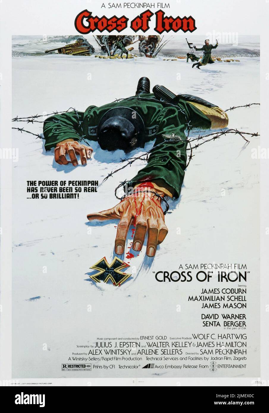 CROSS OF IRON (1977), directed by SAM PECKINPAH. Credit: AVCO EMBASSY / Album Stock Photo