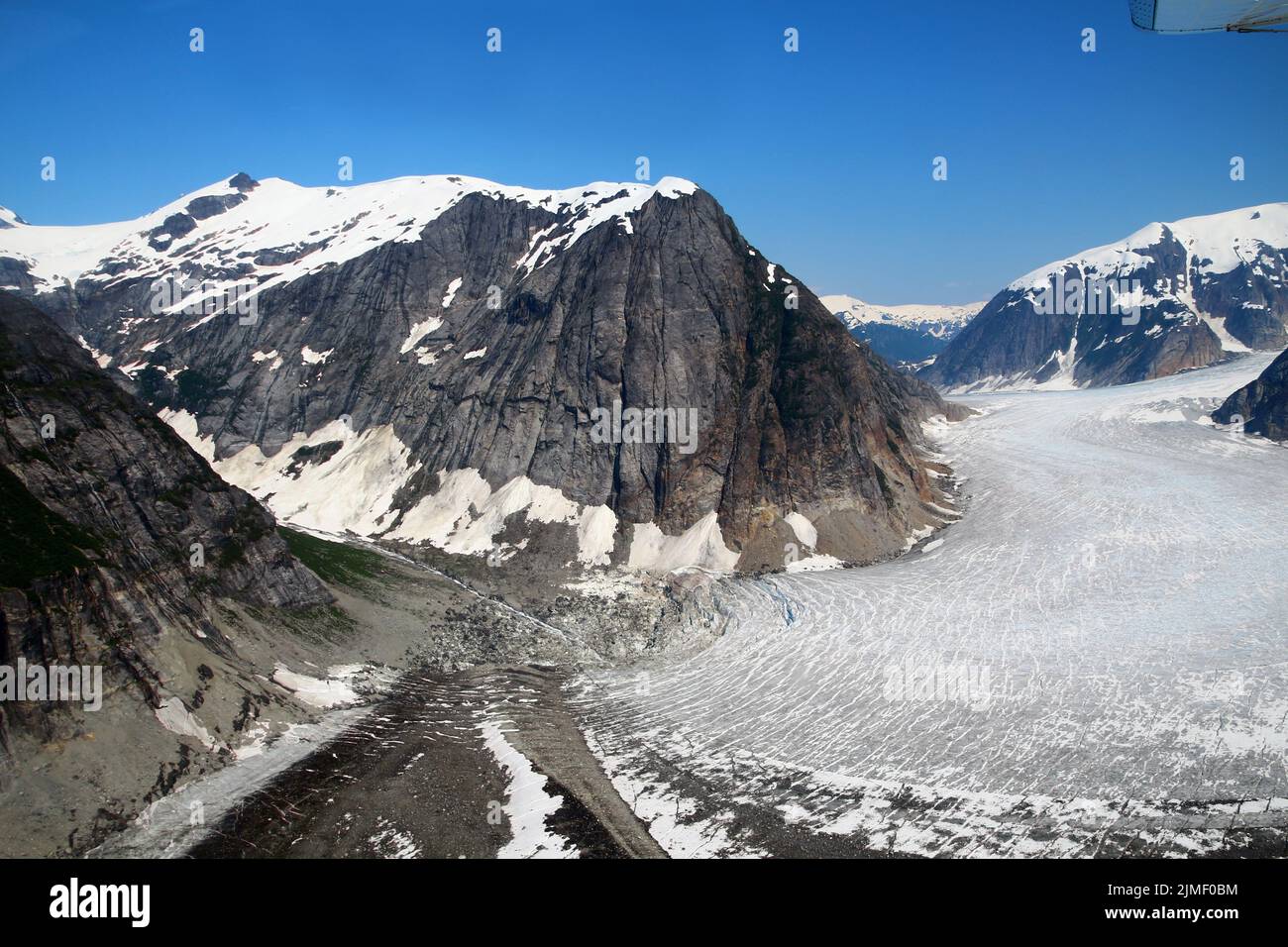 Alaska, LeConte Glacier photographed from an airplane Stock Photo Alamy
