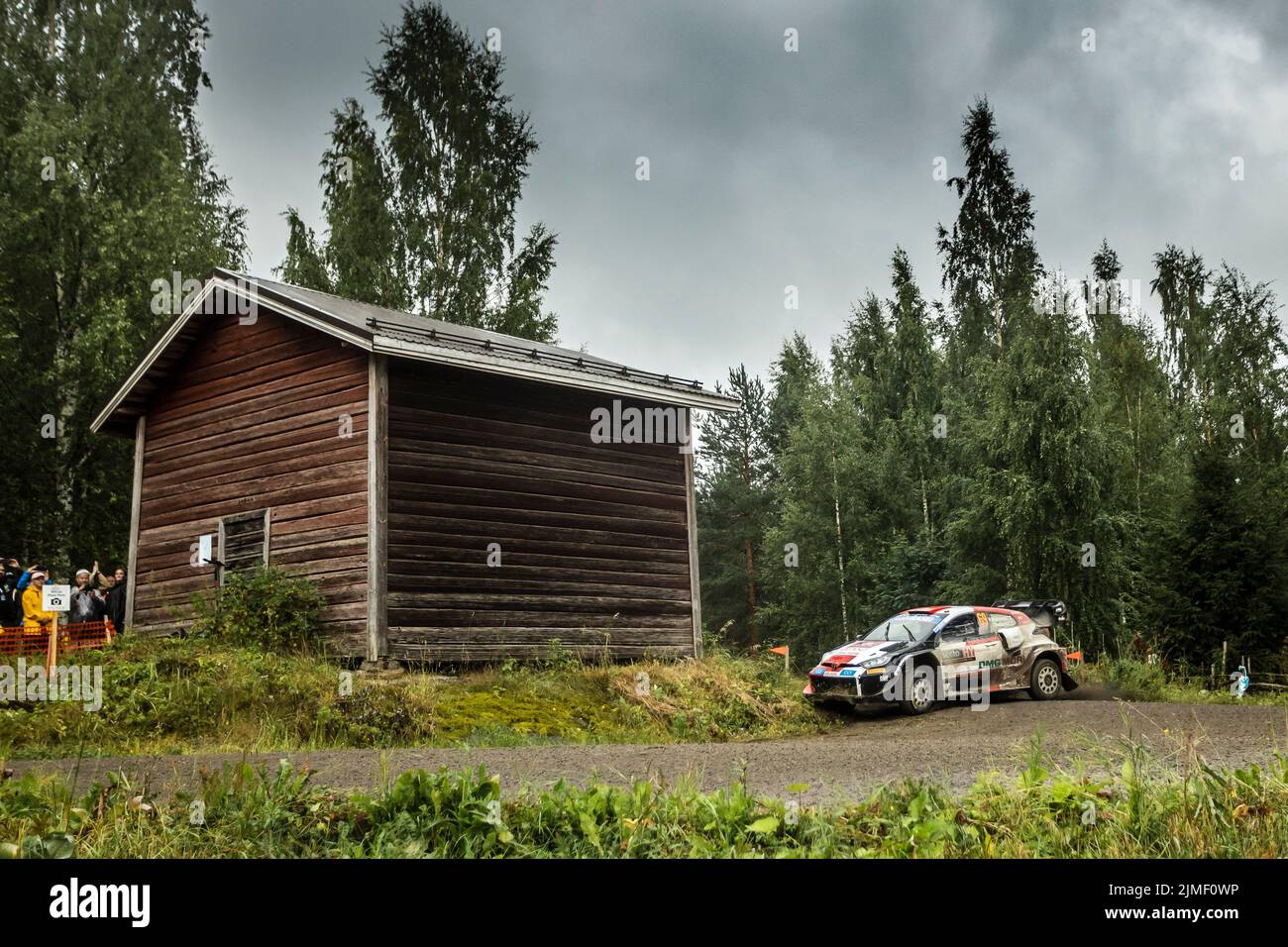 69 ROVANPERA Kalle (fin), HALTTUNEN Jonne (FIN), Toyota Gazoo Racing WRT, Toyota GR Yaris Rally 1, action during the Rally Finland 2022, 8th round of the 2022 WRC World Rally Car Championship, from August 4 to 7, 2022 at Jyvaskyla, Finland - Photo Nikos Katikis / DPPI Stock Photo