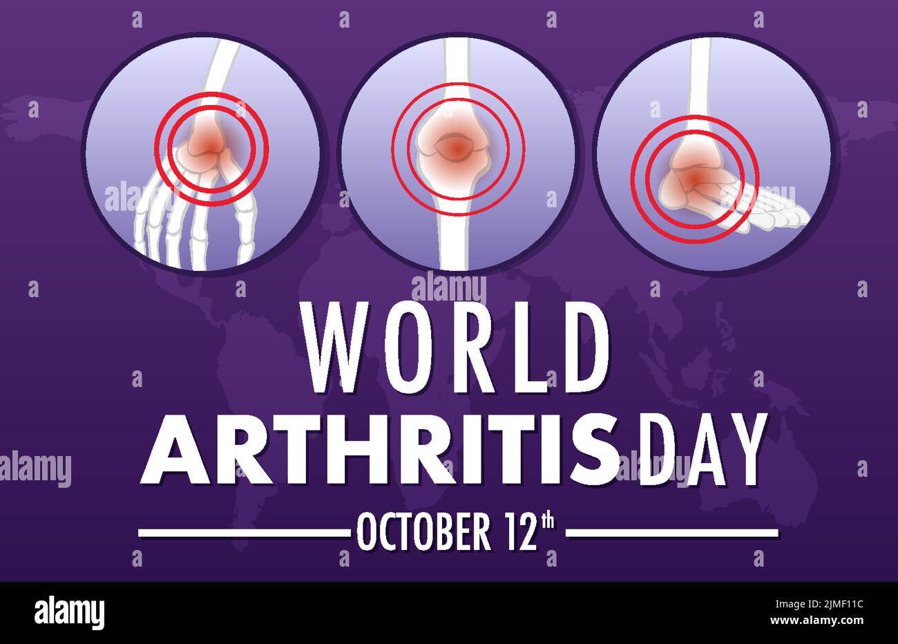 World Arthritis Day Poster Design illustration Stock Vector Image & Art