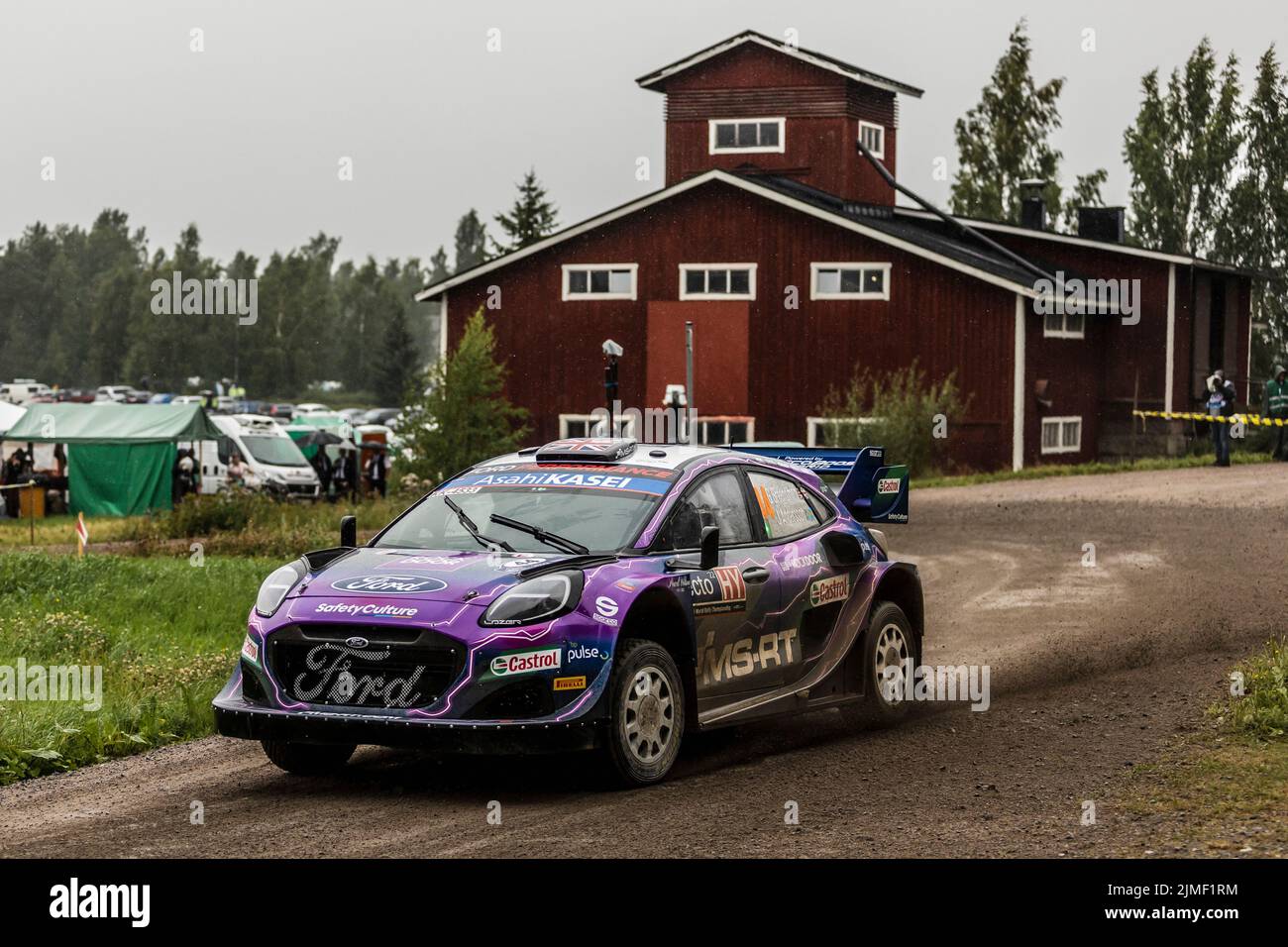44 GREENSMITH Gus (gbr), ANDERSSON Jonas (swe), M-Sport Ford World Rally Team, Ford Puma Rally 1, action during the Rally Finland 2022, 8th round of the 2022 WRC World Rally Car Championship, from August 4 to 7, 2022 at Jyvaskyla, Finland - Photo Nikos Katikis / DPPI Stock Photo