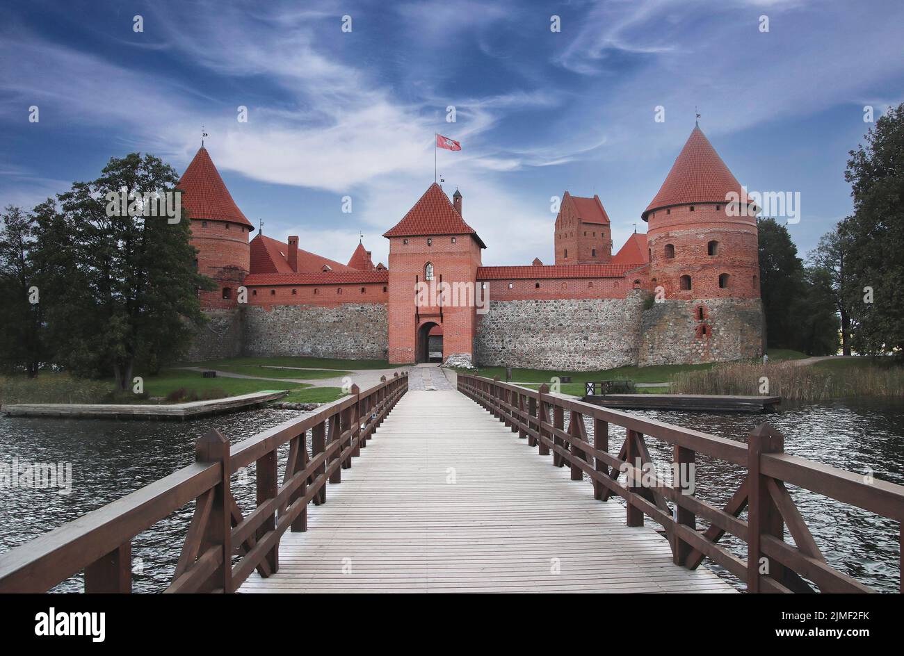 The watercastle Trakai in Lithuania, baltic states, europe Stock Photo