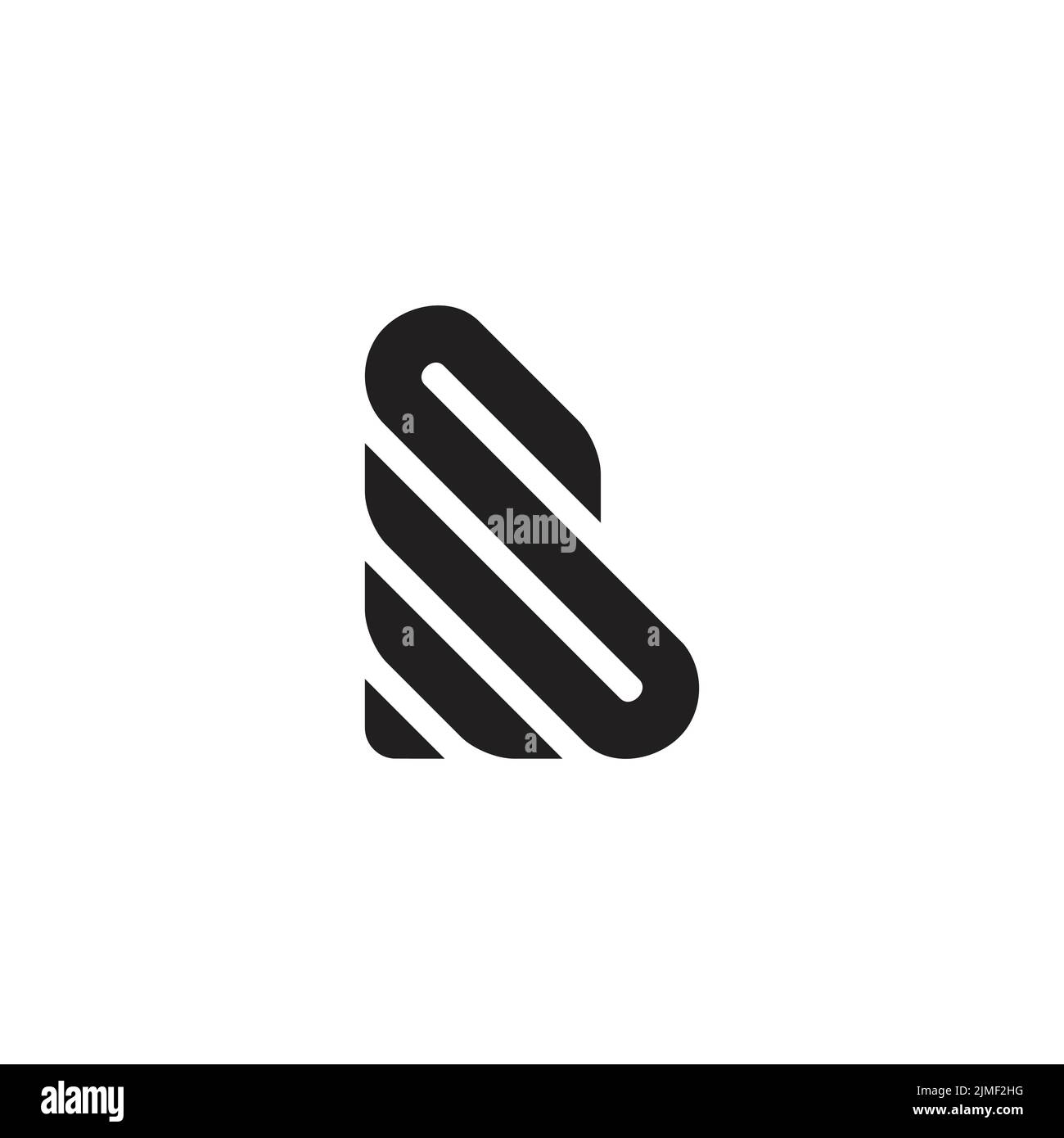 letter s stripes linear geometric logo vector Stock Vector Image & Art ...