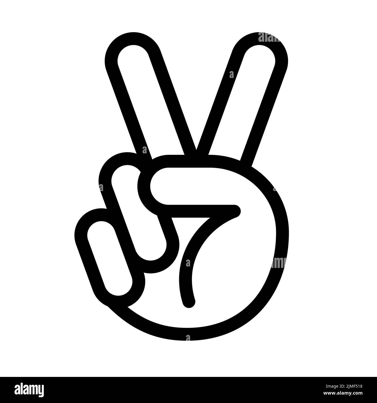 Peace Sign Hand Symbol Copy And Paste Black White 