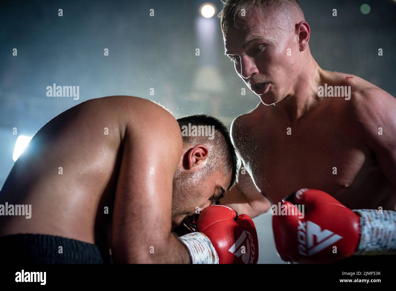 Black Flash Boxing, Grand Central, Liverpool - 04.09.2021 Stock Photo ...