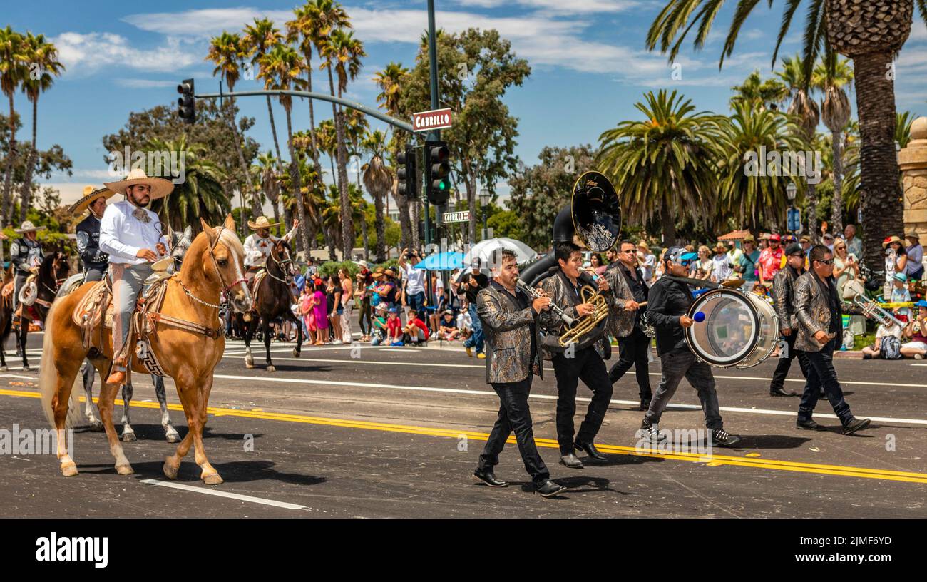 Santa Barbara, USA. 05th Aug, 2022. Old Spanish Day, Fiesta Historical