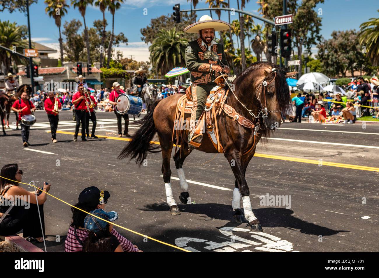 Santa Barbara, USA. 05th Aug, 2022. Old Spanish Day, Fiesta Historical