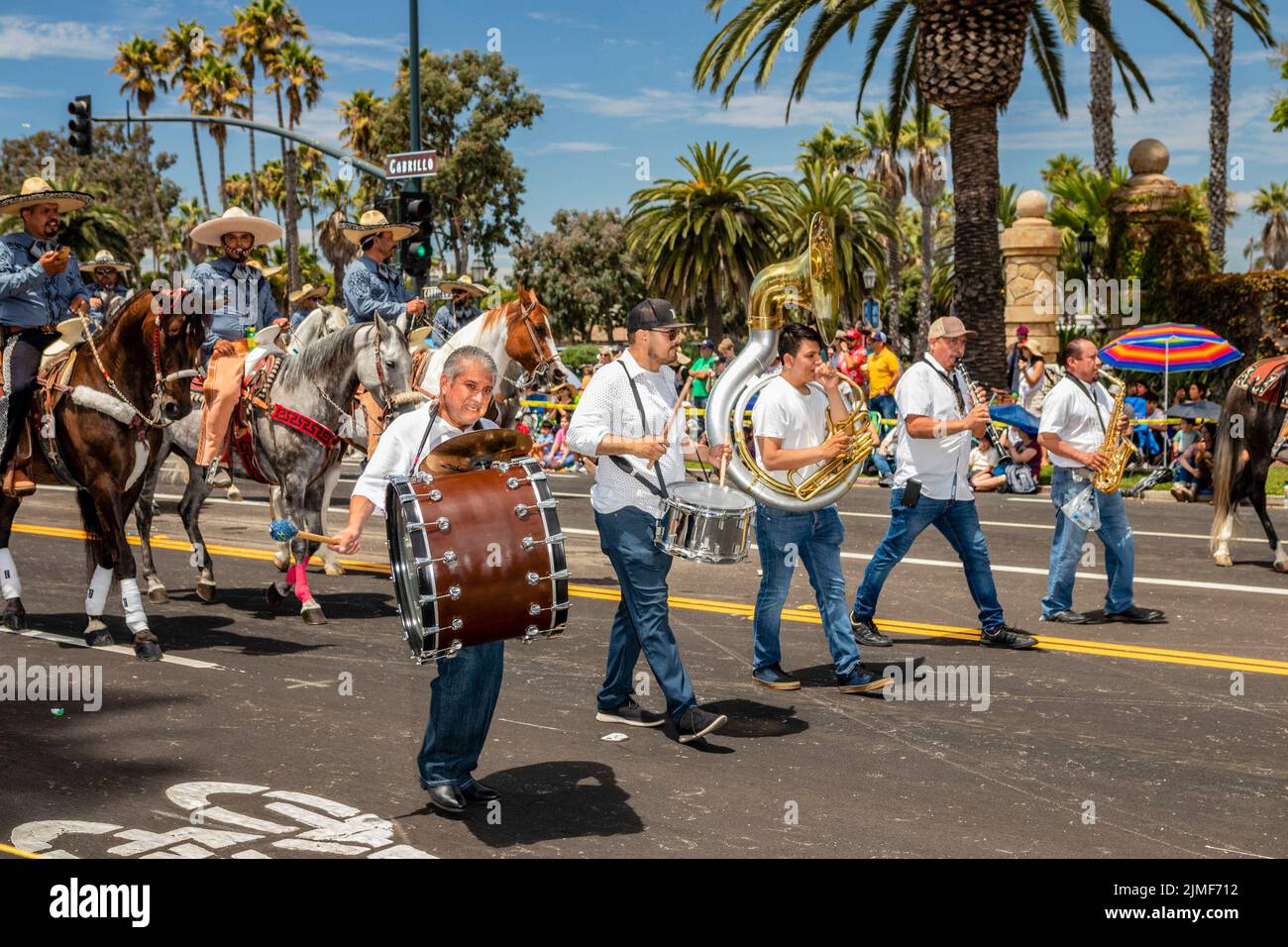 Santa Barbara, USA. 05th Aug, 2022. Old Spanish Day, Fiesta Historical