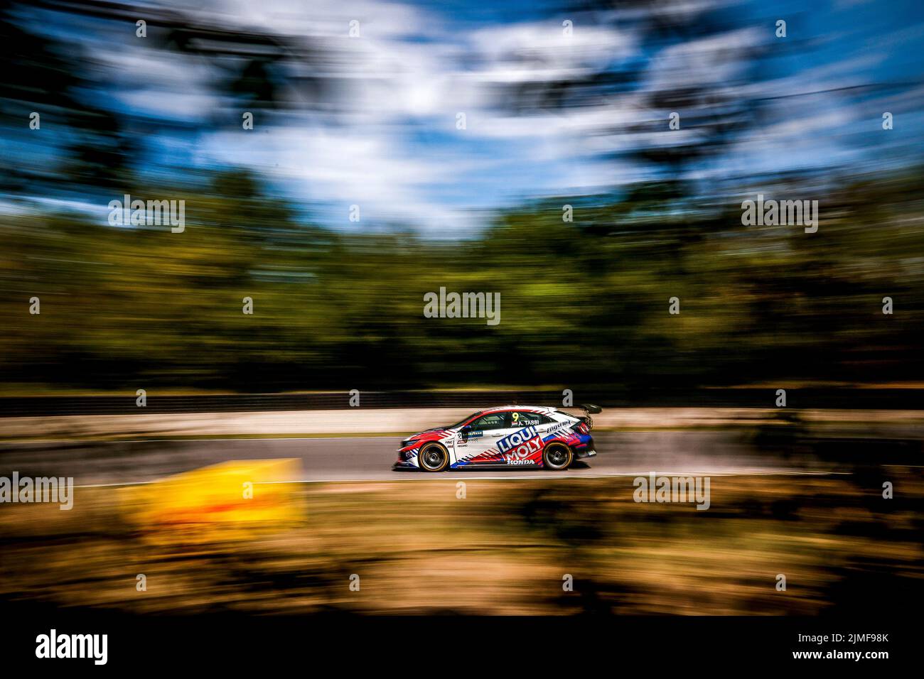 09 TASI Attila (HUN), Équipe LIQUI MOLY Engstler, Honda Civic Type R TCR, action during the WTCR - Race of Alsace Grand Est 2022, 7th round of the 2022 FIA World Touring Car Cup, on the Anneau du Rhin from August 6 to 7 in Biltzheim, France - Photo Paulo Maria / DPPI Stock Photo