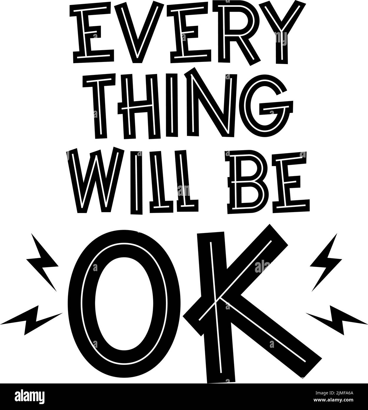 Everything is ok Stock Vector Images Alamy