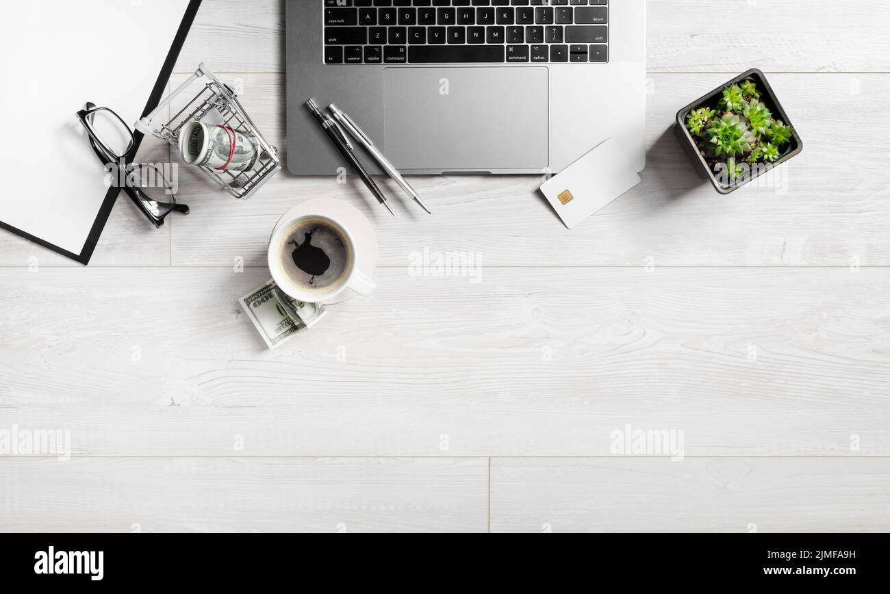 Office supplies, gadgets Stock Photo Alamy