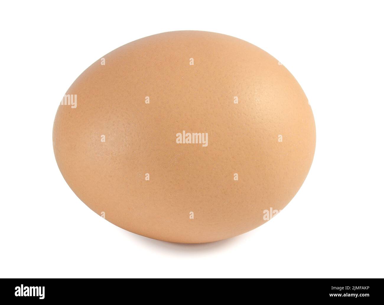 Chicken egg isolated on white background. Stock Photo