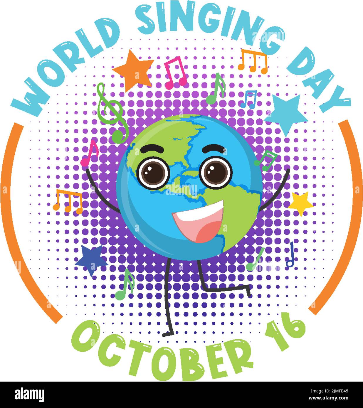 Global singing Stock Vector Images - Alamy